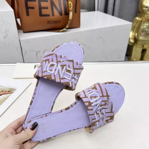 Replica Fendi Slippers For Women #1320228 $82.00 USD for Wholesale
