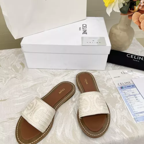 Replica Celine Slippers For Women #1320293 $82.00 USD for Wholesale