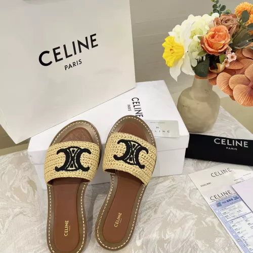 Replica Celine Slippers For Women #1320294 $82.00 USD for Wholesale