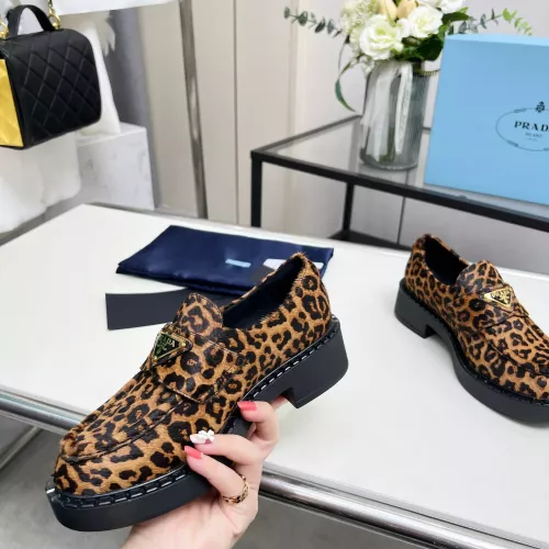 Replica Prada Leather Shoes For Women #1320346 $102.00 USD for Wholesale