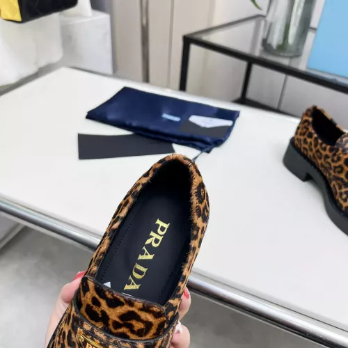 Replica Prada Leather Shoes For Women #1320346 $102.00 USD for Wholesale