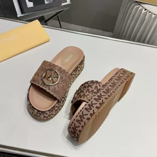 Replica Michael Kors Slippers For Women #1320687 $85.00 USD for Wholesale