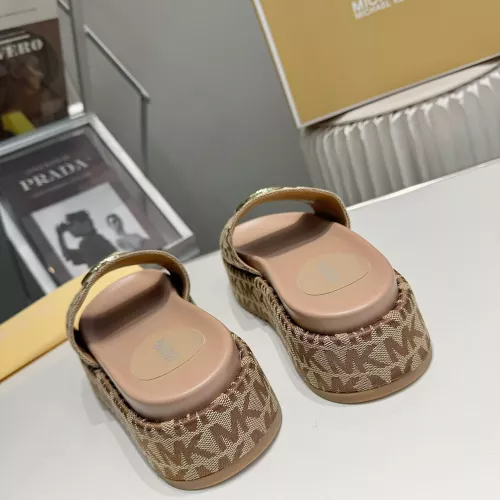 Replica Michael Kors Slippers For Women #1320687 $85.00 USD for Wholesale