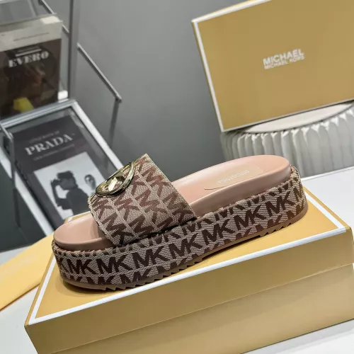 Replica Michael Kors Slippers For Women #1320687 $85.00 USD for Wholesale
