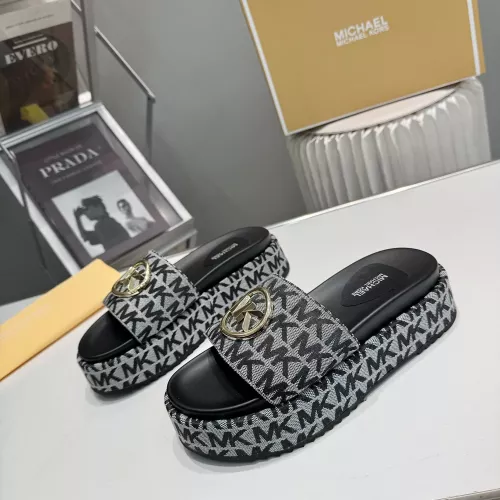 Replica Michael Kors Slippers For Women #1320688 $85.00 USD for Wholesale