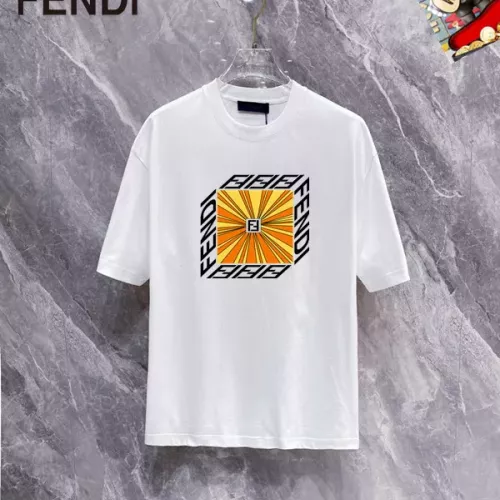 Cheap Fendi T-Shirts Short Sleeved For Unisex #1320960, $$25.00 USD On Fendi T-Shirts