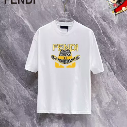 Cheap Fendi T-Shirts Short Sleeved For Unisex #1320968, $$25.00 USD On Fendi T-Shirts