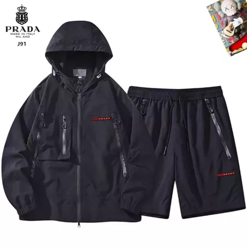 Cheap Prada Tracksuits Long Sleeved For Men #1321185, $$60.00 USD On Prada Tracksuits