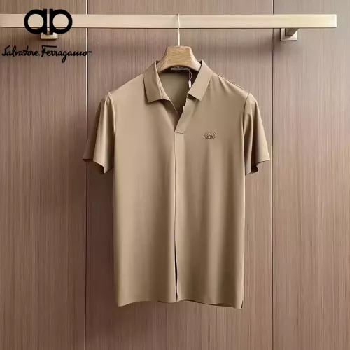 Cheap Salvatore Ferragamo Shirts Short Sleeved For Men #1321381, $$52.00 USD On Salvatore Ferragamo Shirts