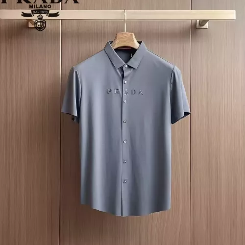 Cheap Prada Shirts Short Sleeved For Men #1321390, $$52.00 USD On Prada Shirts