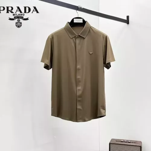 Cheap Prada Shirts Short Sleeved For Men #1321414, $$52.00 USD On Prada Shirts