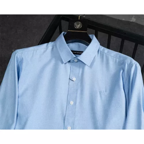 Replica Armani Shirts Long Sleeved For Men #1321466 $40.00 USD for Wholesale