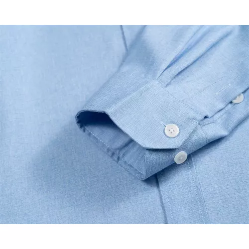 Replica Armani Shirts Long Sleeved For Men #1321466 $40.00 USD for Wholesale