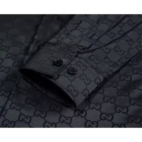 Replica Gucci Shirts Long Sleeved For Men #1321471 $48.00 USD for Wholesale