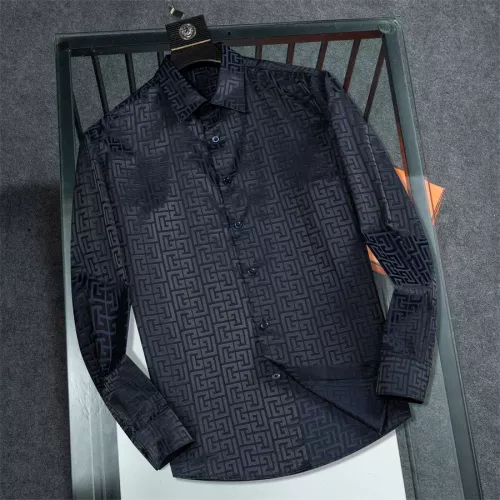 Cheap Balmain Shirts Long Sleeved For Men #1321477, $$48.00 USD On Balmain Shirts