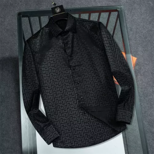 Cheap Balmain Shirts Long Sleeved For Men #1321478, $$48.00 USD On Balmain Shirts