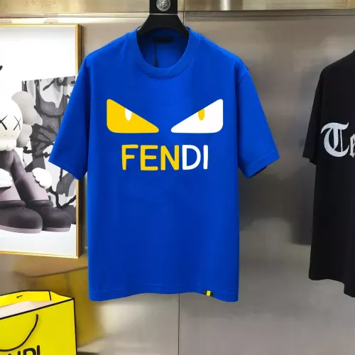 Cheap Fendi T-Shirts Short Sleeved For Men #1321717, $$40.00 USD On Fendi T-Shirts