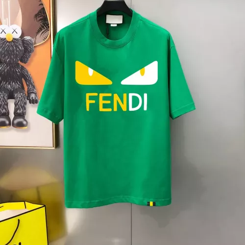 Cheap Fendi T-Shirts Short Sleeved For Men #1321718, $$40.00 USD On Fendi T-Shirts