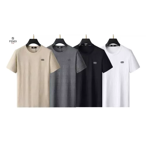 Replica Fendi T-Shirts Short Sleeved For Men #1321868 $29.00 USD for Wholesale