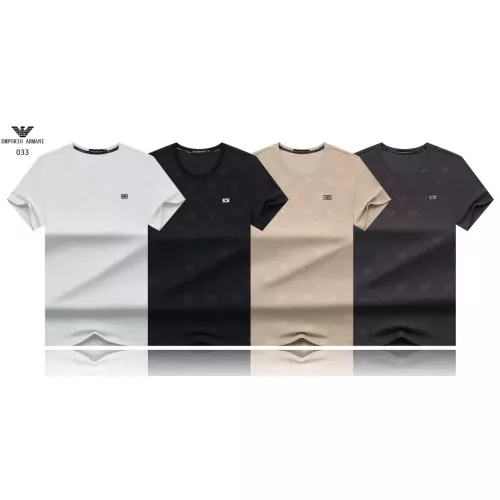 Replica Armani T-Shirts Short Sleeved For Men #1321915 $29.00 USD for Wholesale