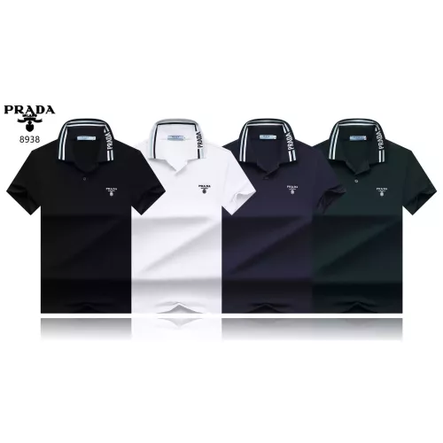 Replica Prada T-Shirts Short Sleeved For Men #1321935 $32.00 USD for Wholesale