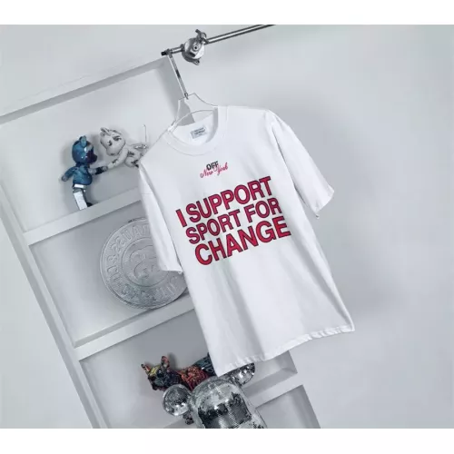 Cheap Off-White T-Shirts Short Sleeved For Unisex #1322067, $$32.00 USD On Off-White T-Shirts