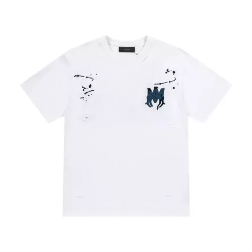 Replica Amiri T-Shirts Short Sleeved For Unisex #1322736 $39.00 USD for Wholesale