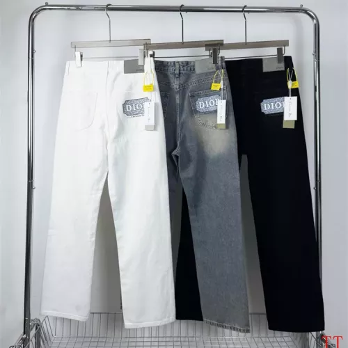 Replica Christian Dior Jeans For Men #1323175 $64.00 USD for Wholesale