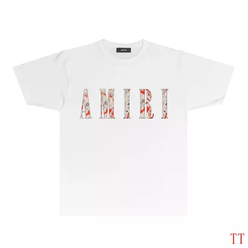 Cheap Amiri T-Shirts Short Sleeved For Unisex #1323188, $$32.00 USD On Amiri T-Shirts