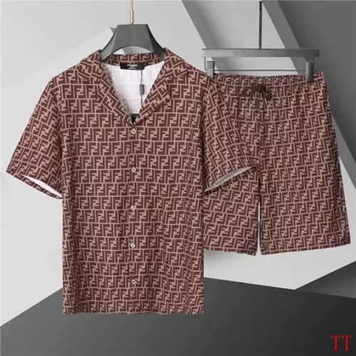 Cheap Fendi Tracksuits Short Sleeved For Men #1323348, $$60.00 USD On Fendi Tracksuits