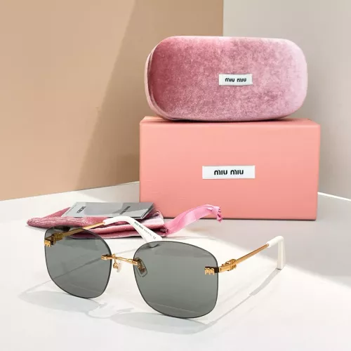 Cheap MIU MIU AAA Quality Sunglasses #1323608, $$60.00 USD On MIU MIU AAA Sunglasses