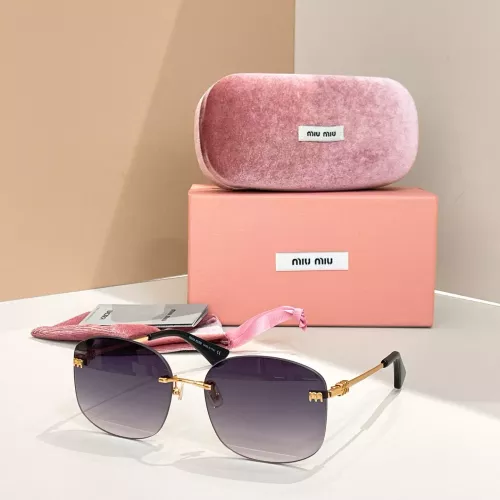 Cheap MIU MIU AAA Quality Sunglasses #1323609, $$60.00 USD On MIU MIU AAA Sunglasses