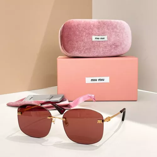 Cheap MIU MIU AAA Quality Sunglasses #1323612, $$60.00 USD On MIU MIU AAA Sunglasses