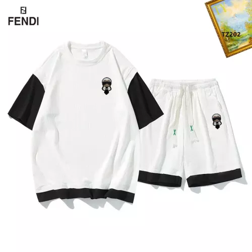 Cheap Fendi Tracksuits Short Sleeved For Men #1323660, $$48.00 USD On Fendi Tracksuits