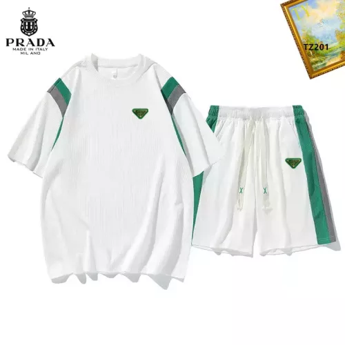 Cheap Prada Tracksuits Short Sleeved For Men #1323665, $$48.00 USD On Prada Tracksuits