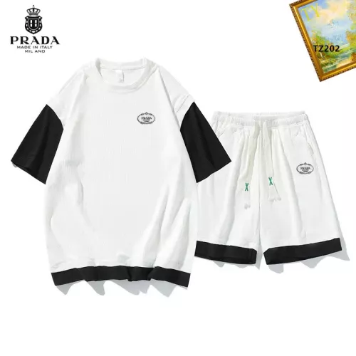 Cheap Prada Tracksuits Short Sleeved For Men #1323671, $$48.00 USD On Prada Tracksuits