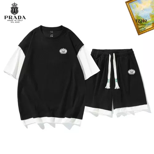 Cheap Prada Tracksuits Short Sleeved For Men #1323673, $$48.00 USD On Prada Tracksuits