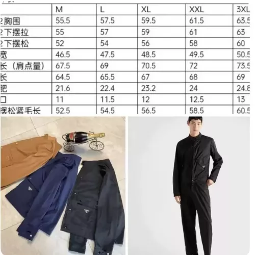 Replica Prada Jackets Long Sleeved For Men #1323707 $92.00 USD for Wholesale