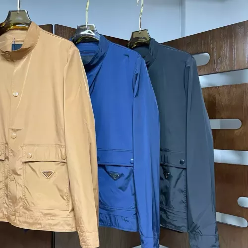 Replica Prada Jackets Long Sleeved For Men #1323707 $92.00 USD for Wholesale