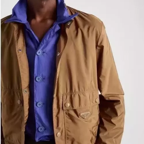 Replica Prada Jackets Long Sleeved For Men #1323707 $92.00 USD for Wholesale