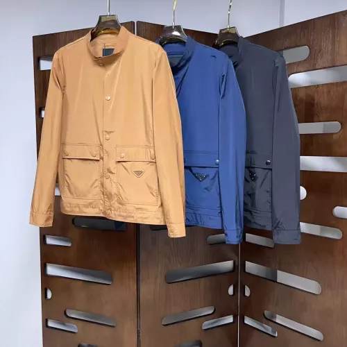 Replica Prada Jackets Long Sleeved For Men #1323708 $92.00 USD for Wholesale