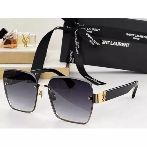 Cheap Yves Saint Laurent YSL AAA Quality Sunglasses #1324217, $$64.00 USD On Yves Saint Laurent YSL AAA Quality Sunglasses