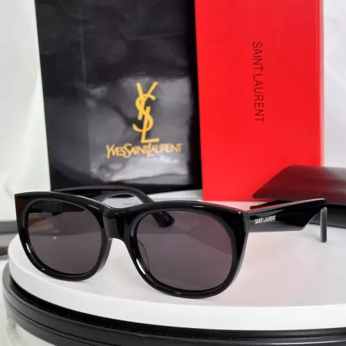 Cheap Yves Saint Laurent YSL AAA Quality Sunglasses #1324463, $$56.00 USD On Yves Saint Laurent YSL AAA Quality Sunglasses