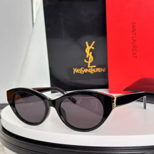 Cheap Yves Saint Laurent YSL AAA Quality Sunglasses #1324468, $$56.00 USD On Yves Saint Laurent YSL AAA Quality Sunglasses