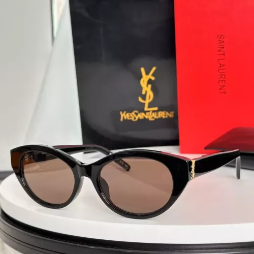 Cheap Yves Saint Laurent YSL AAA Quality Sunglasses #1324472, $$56.00 USD On Yves Saint Laurent YSL AAA Quality Sunglasses