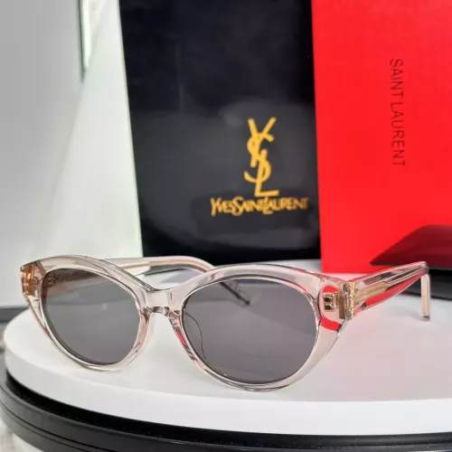 Cheap Yves Saint Laurent YSL AAA Quality Sunglasses #1324473, $$56.00 USD On Yves Saint Laurent YSL AAA Quality Sunglasses