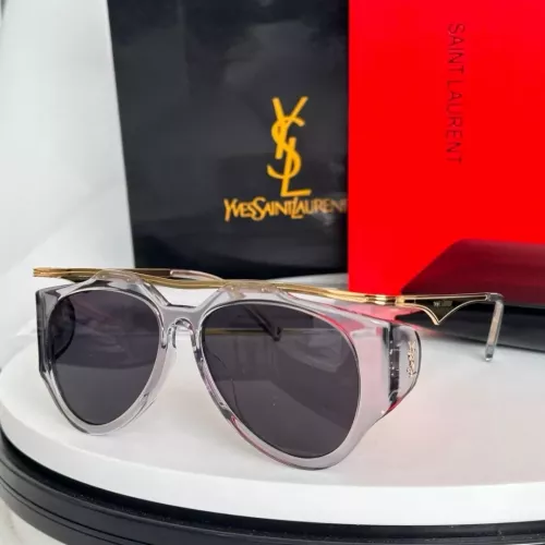 Cheap Yves Saint Laurent YSL AAA Quality Sunglasses #1324581, $$64.00 USD On Yves Saint Laurent YSL AAA Quality Sunglasses