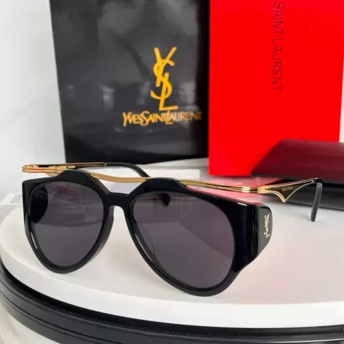 Cheap Yves Saint Laurent YSL AAA Quality Sunglasses #1324583, $$64.00 USD On Yves Saint Laurent YSL AAA Quality Sunglasses
