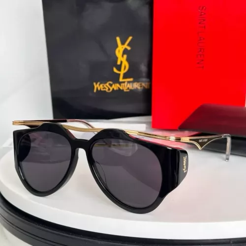 Cheap Yves Saint Laurent YSL AAA Quality Sunglasses #1324584, $$64.00 USD On Yves Saint Laurent YSL AAA Quality Sunglasses