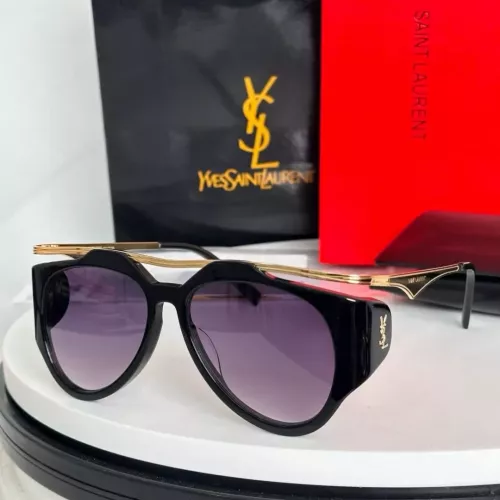 Cheap Yves Saint Laurent YSL AAA Quality Sunglasses #1324585, $$64.00 USD On Yves Saint Laurent YSL AAA Quality Sunglasses